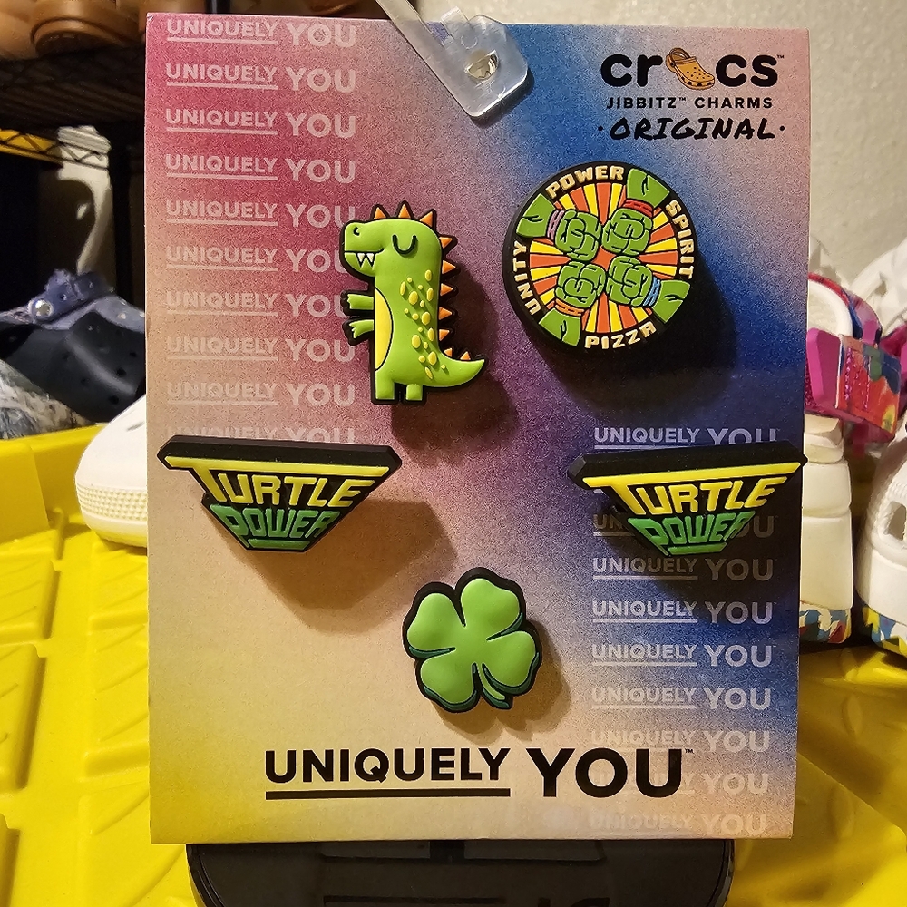 Green Turtle Power & Other Jibbitz